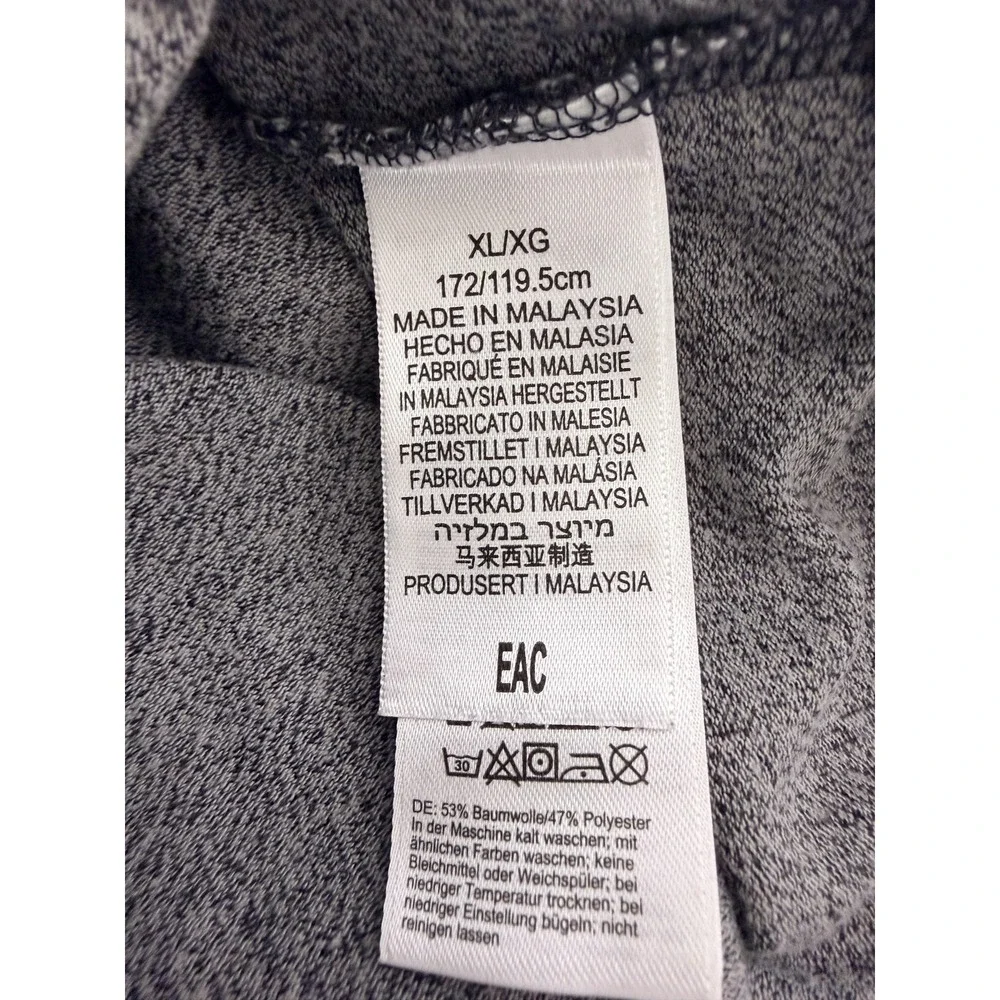 ExOfficio 1/4‎ Zip Pullover Mens XL Gray Long Sleeve Mock Neck Casual Top